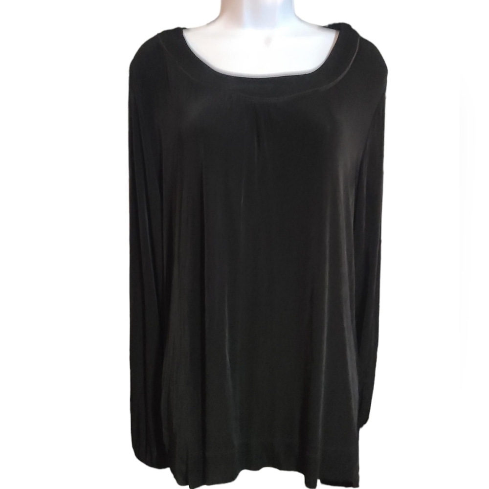 CHICO'S Travelers long sleeve blouse 12